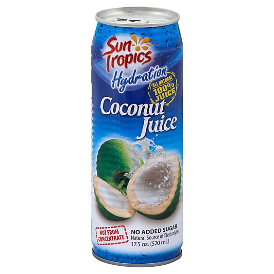 Sun Tropics Hydration Coconut Juice - 17.5 Oz