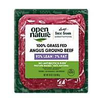 Open Nature 100% Natural Grass Fed Angus Ground Beef 93% Lean 7 % Fat - 16 Oz. - Image 3