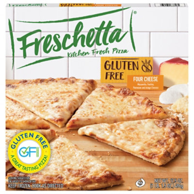 Freschetta Pizza Gluten Free 4 Cheese Medley Frozen - 17.5 Oz