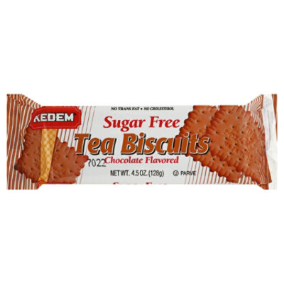 Kedem Sugar Free Chocolate Flavored Tea Biscuits - 4.5 Oz - Image 1