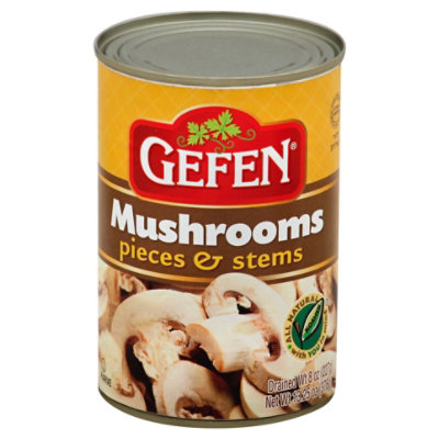 Gefen Pieces And Stems Canned Mushrooms - 13 Oz - Image 1