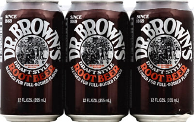 Dr Brown Soda Root Beer - 72 Fl. Oz. - Image 2