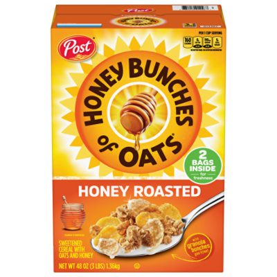 Honey Bunches of Oats Cereal Crunchy Honey Roasted - 48 Oz