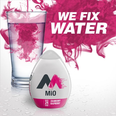 MiO Cranberry Raspberry Naturally Flavored Liquid Water Enhancer Bottle - 1.62 Fl. Oz. - Image 3