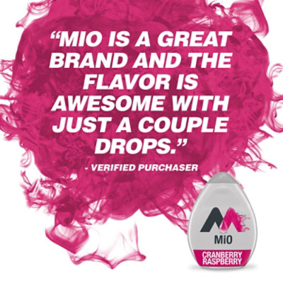 MiO Cranberry Raspberry Naturally Flavored Liquid Water Enhancer Bottle - 1.62 Fl. Oz. - Image 8