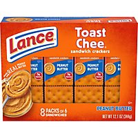 Lance Toast Chee Crackers Peanut Butter 8 Count - 12.1 Oz - Image 2