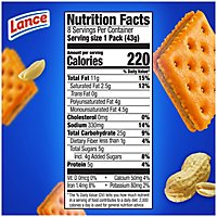Lance Toast Chee Crackers Peanut Butter 8 Count - 12.1 Oz - Image 4