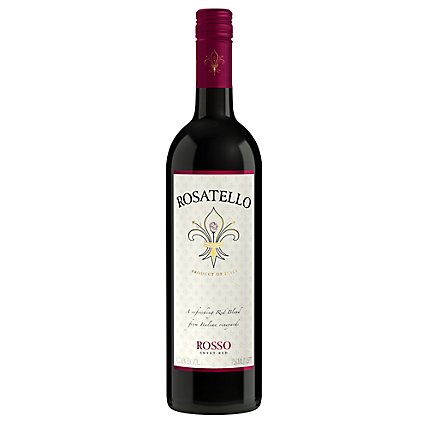 Rosatello Sweet Rosso Red Blend Italian Red Wine - 750 Ml - Image 1