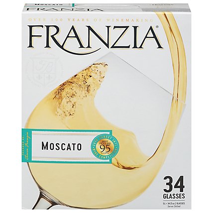 Franzia Moscato White Wine - 5 Liters - Image 1