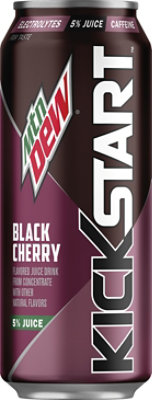 Mtn Dew Soda Kickstart Energizing Black Cherry - 16 Fl. Oz. - Image 2