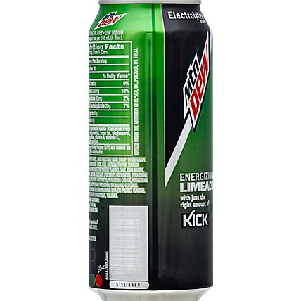 Mtn Dew Soda Kickstart Energizing Limeade - 16 Fl. Oz. - Image 3