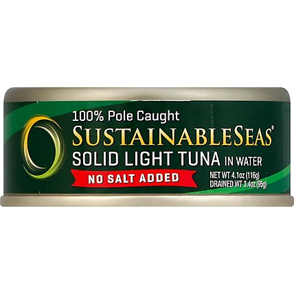 Sustainable Seas Tuna Solid Light in Water - 4.1 Oz - Image 2