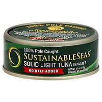Sustainable Seas Tuna Solid Light in Water - 4.1 Oz - Image 1