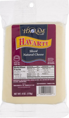 Haolam Havarti Sliced Cheese - 7 Oz - Image 1