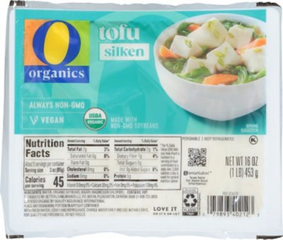 O Organics Tofu Silken - 16 Oz - Image 1
