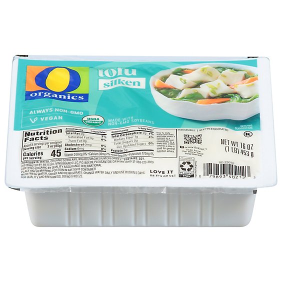O Organics Organic Tofu Silken - 16 Oz