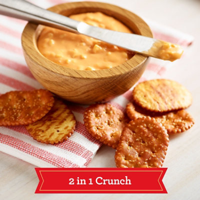 Town House FlipSides Oven Baked Crackers Original Lunch Snacks - 9.2 Oz - Image 4