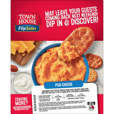 Town House FlipSides Oven Baked Crackers Original Lunch Snacks - 9.2 Oz - Image 8