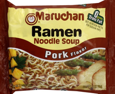 Maruchan Ramen Noodle Soup Pork Flavor - 3 Oz - Image 2