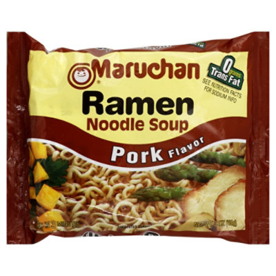 Maruchan Ramen, Pork, 3-Ounce Packages (Pack of 24)