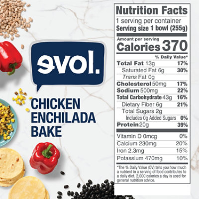 Evol Bowls Gluten Free Chicken Enchilada - 9 Oz - Image 3