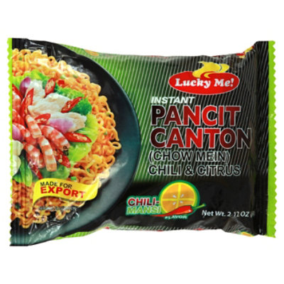 Lucky Me Pancit Canton Chili Citrus - 2.12 Oz