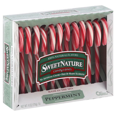 Sweetnature Peppermint Candy Canes 12 Count Haggen