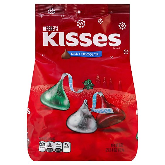 HERSHEYS Milk Chocolate Kisses Gusset Bag - 36 Oz