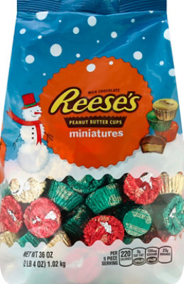Reeses Peanut Butter Cup Miniatures Bag - 36 Oz - Image 2