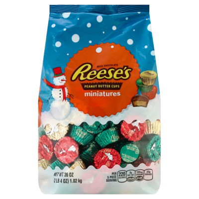 Reeses Peanut Butter Cup Miniatures Bag - 36 Oz