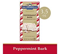 Ghirardelli Chocolate Bar Peppermint Bark - 3.5 Oz