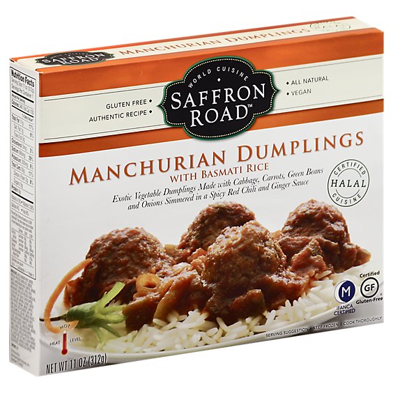 Saffron Road Manchurian Dumplings With Basmati Rice - 11 Oz