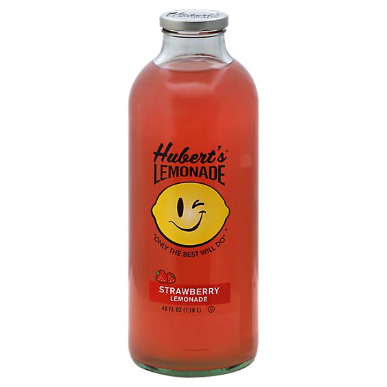 Huberts Lemonade Strawberry - 40 Fl. Oz.
