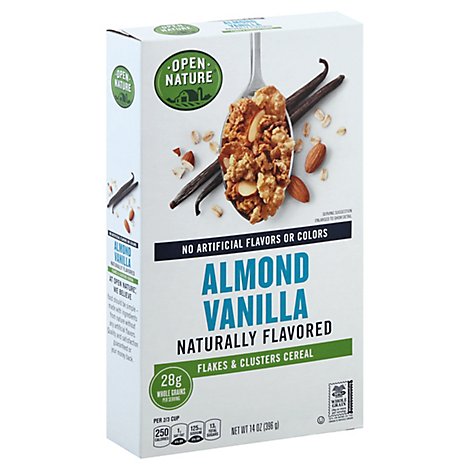Open Nature Cereal Vanilla Almond Flakes & Clusters - 14 Oz