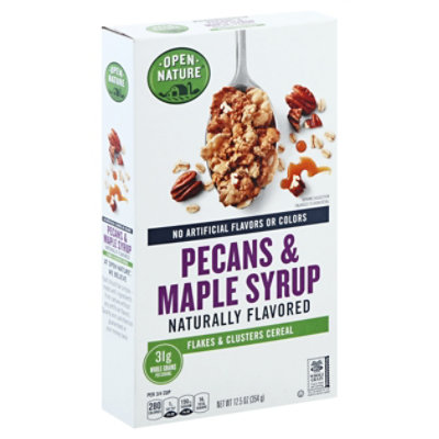 Open Nature Cereal Flakes & Clusters Maple Syrup & Pecans - 12.5 Oz - Image 1