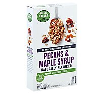 Open Nature Cereal Flakes & Clusters Maple Syrup & Pecans - 12.5 Oz