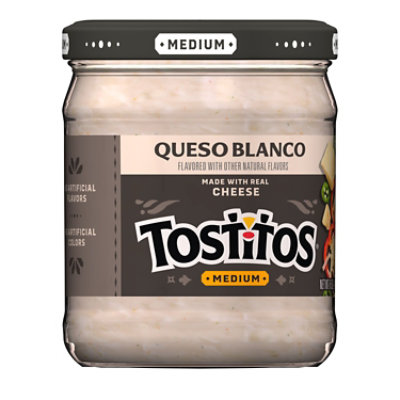 TOSTITOS Dip Queso Blanco Medium - 15 Oz