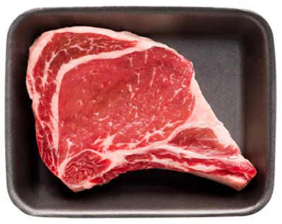 Beef USDA Prime Ribeye Steak Bone In - 1 Lb - Image 1