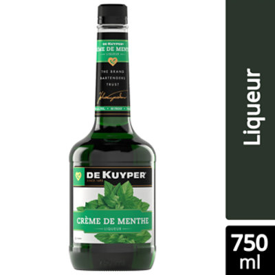 DeKuyper Cream De Menthe Green 60 Proof - 750 Ml - Image 1