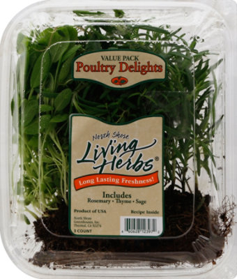 North Shore Living Herbs Poultry Delights Rosemary Thyme Sage Value Pack - 3 Count - Image 2