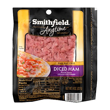 Smithfield Anytime Favorites Diced Ham - 8 Oz - Image 3