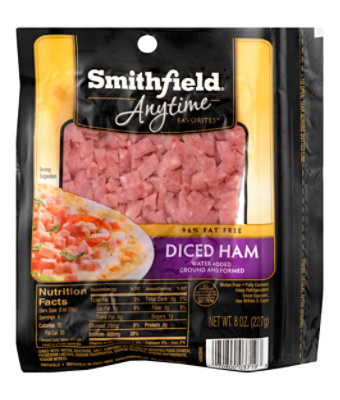 Smithfield Anytime Favorites Diced Ham - 8 Oz - Image 3