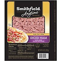 Smithfield Anytime Favorites Diced Ham - 8 Oz - Image 2