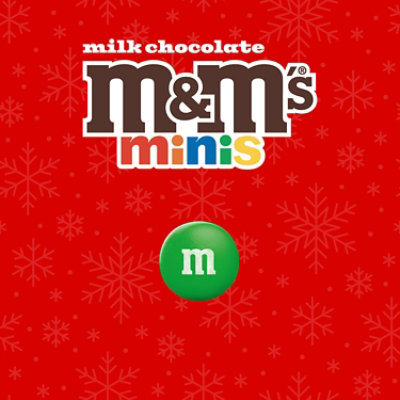 M&M'S Holiday Minis Milk Chocolate Christmas Candy Mega Tube - 1.77 Oz - Image 3