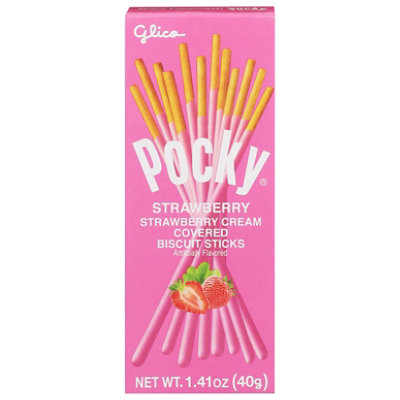 Glico Pocky Cookie Strawberry Cream Sticks - 1.41 Oz - Image 3