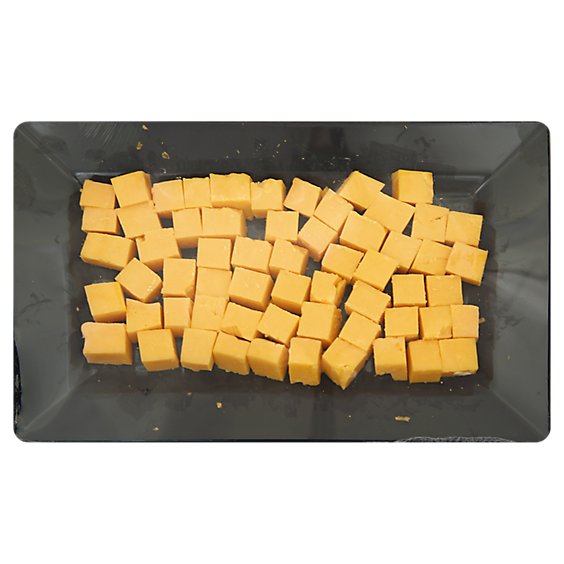 Primo Taglio Cheese Cheddar Medium Cubes - 0.50 Lb