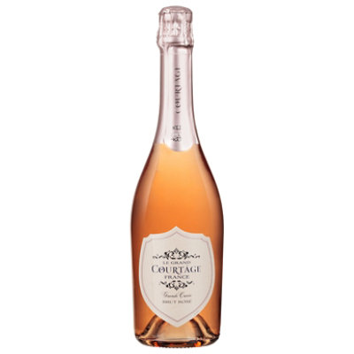 Le Grand Courtage French Sparkling Wine Grande Cuvee Brut Rose - 750 Ml