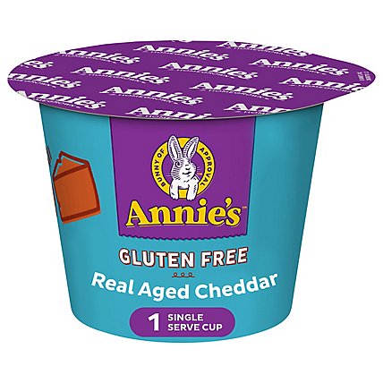 Annies Homegrown Macaroni & Cheese Gluten Free Rice Pasta & Cheddar Cup - 2.01 Oz - Image 3