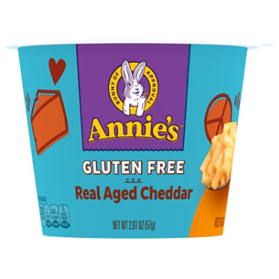 Annies Homegrown Macaroni & Cheese Gluten Free Rice Pasta & Cheddar Cup - 2.01 Oz - Image 1