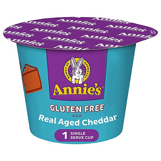 Annies Homegrown Macaroni & Cheese Gluten Free Rice Pasta & Cheddar Cup - 2.01 Oz